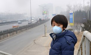 相片：中国加强应对环境污染问题