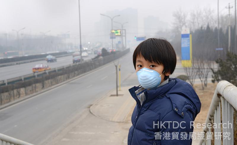 相片：中國加強應對環境污染問題
