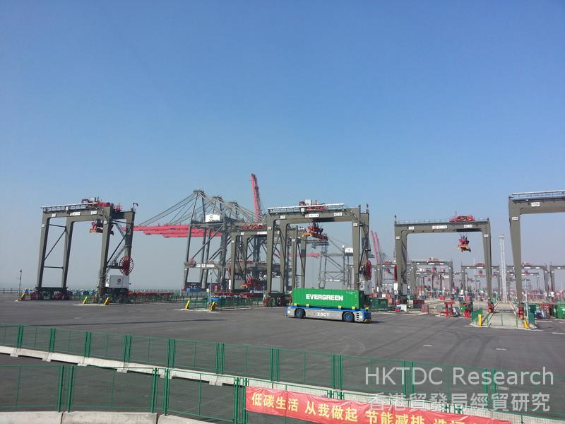 Photo: Fully automated container terminal facilities at FJFTZ’s Xiamen Area