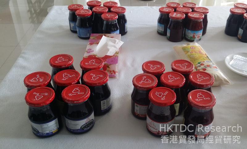 Photo: Jam produced by Tsinfood for export to Kazakhstan