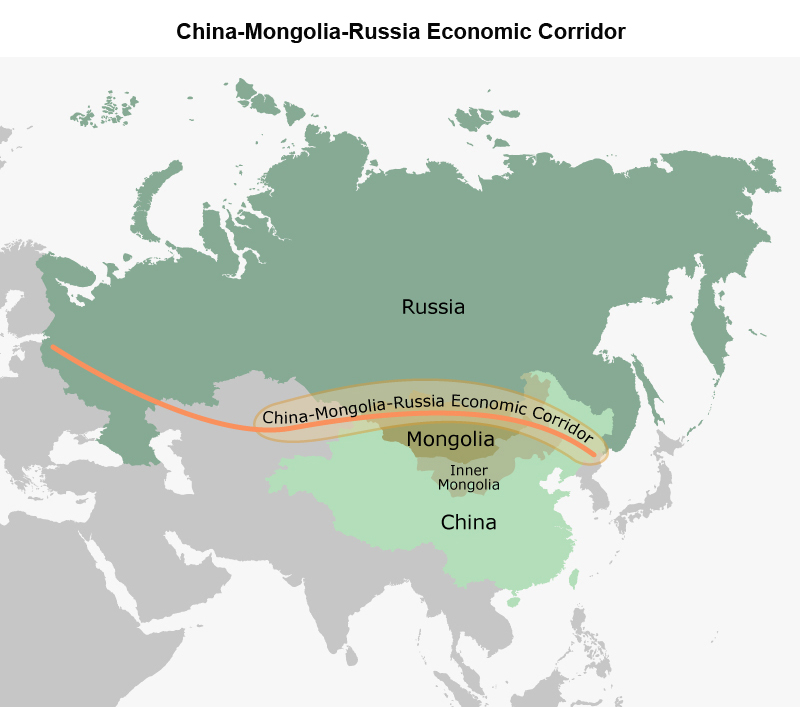 Карта россия монголия китай